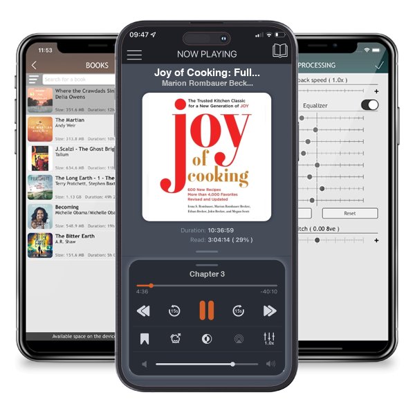 Download fo free audiobook Joy of Cooking: Fully Revised and Updated by Marion Rombauer Becker, Irma S. Rombauer,  et al. and listen anywhere on your iOS devices in the ListenBook app.