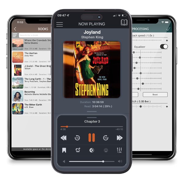 Download fo free audiobook Joyland by Stephen King and listen anywhere on your iOS devices in the ListenBook app.