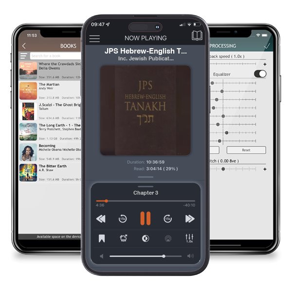 Download fo free audiobook JPS Hebrew-English TANAKH by Inc. Jewish Publication Society and listen anywhere on your iOS devices in the ListenBook app.