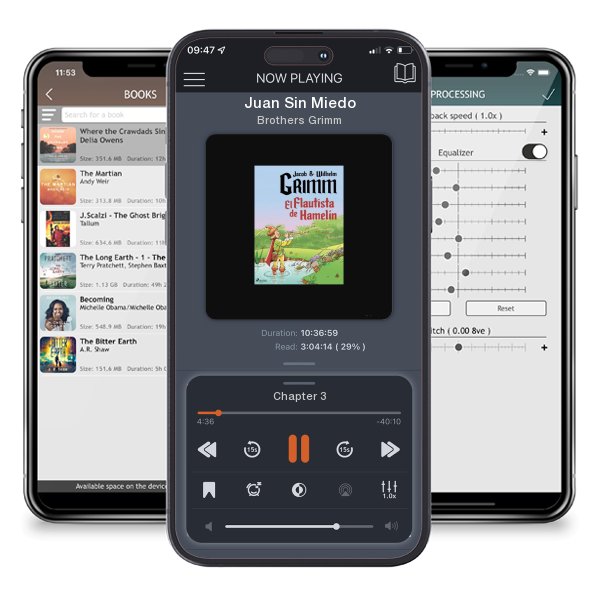 Download fo free audiobook Juan Sin Miedo by Brothers Grimm and listen anywhere on your iOS devices in the ListenBook app.