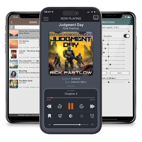 Download fo free audiobook Judgment Day by Rick Partlow and listen anywhere on your iOS devices in the ListenBook app.