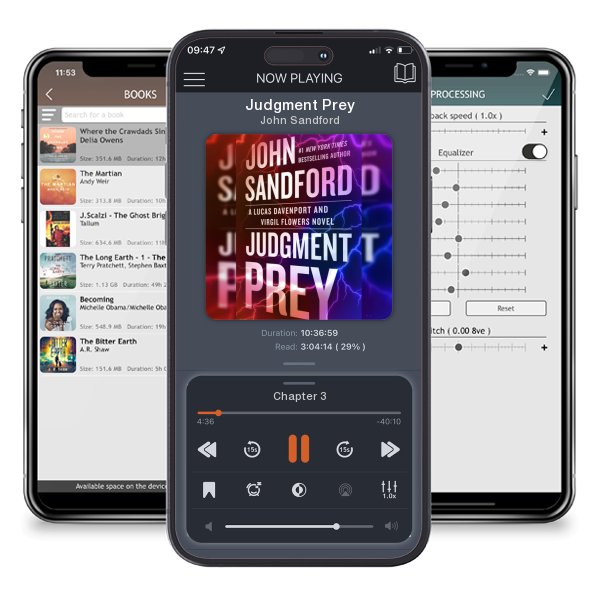 Download fo free audiobook Judgment Prey by John Sandford and listen anywhere on your iOS devices in the ListenBook app.