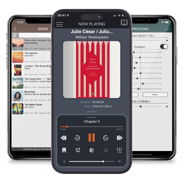 Descargar audiolibro gratis Julio César / Julius Caesar (Spanish Edition) by William Shakespeare y escuchar en cualquier lugar en sus dispositivos iOS en la aplicación ListenBook.