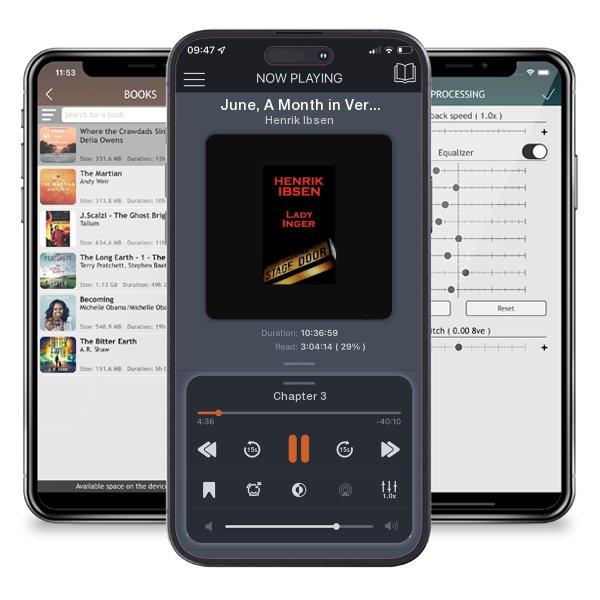 Download fo free audiobook June, A Month in Verse by Henrik Ibsen and listen anywhere on your iOS devices in the ListenBook app.