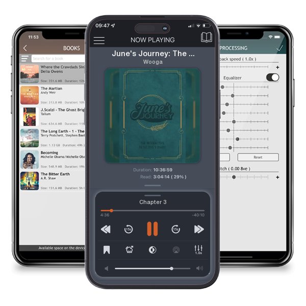 Download fo free audiobook June's Journey: The Interactive Detective's Diary by Wooga and listen anywhere on your iOS devices in the ListenBook app.