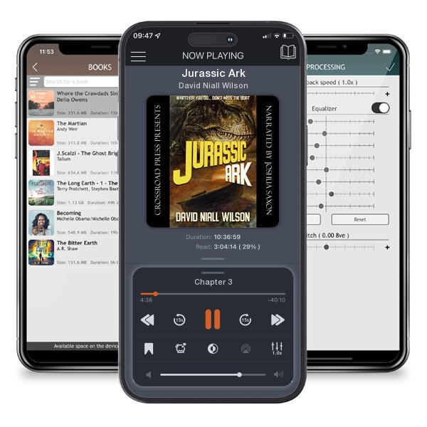Download fo free audiobook Jurassic Ark by David Niall Wilson and listen anywhere on your iOS devices in the ListenBook app.
