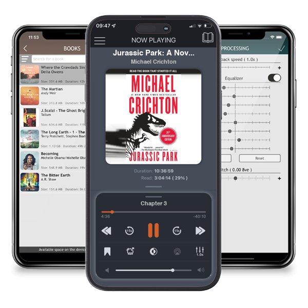 Download fo free audiobook Jurassic Park: A Novel by Michael Crichton and listen anywhere on your iOS devices in the ListenBook app.