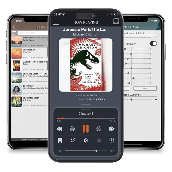 Download fo free audiobook Jurassic Park/The Lost World (Barnes & Noble Collectible Editions) by Michael Crichton and listen anywhere on your iOS devices in the ListenBook app.