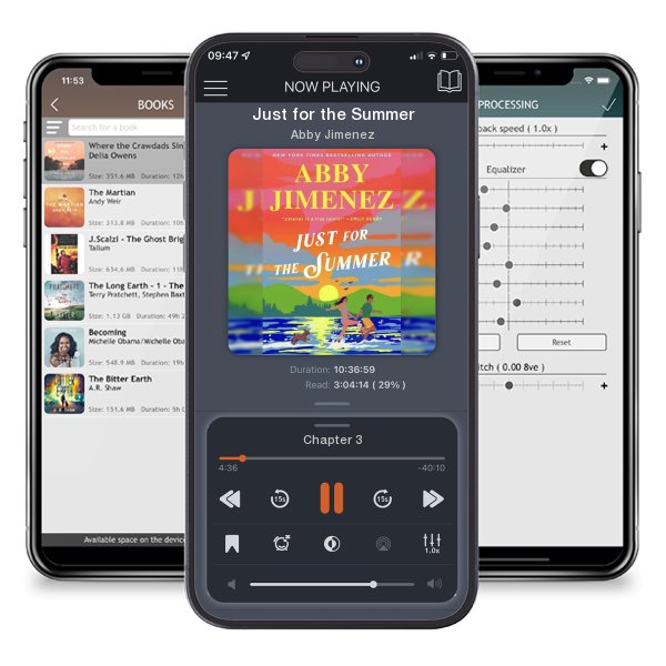 Download fo free audiobook Just for the Summer by Abby Jimenez and listen anywhere on your iOS devices in the ListenBook app.