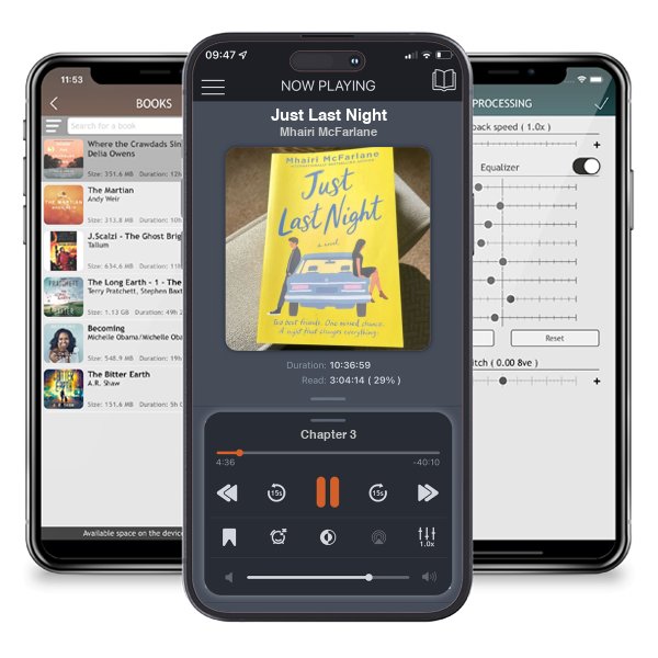 Download fo free audiobook Just Last Night by Mhairi McFarlane and listen anywhere on your iOS devices in the ListenBook app.