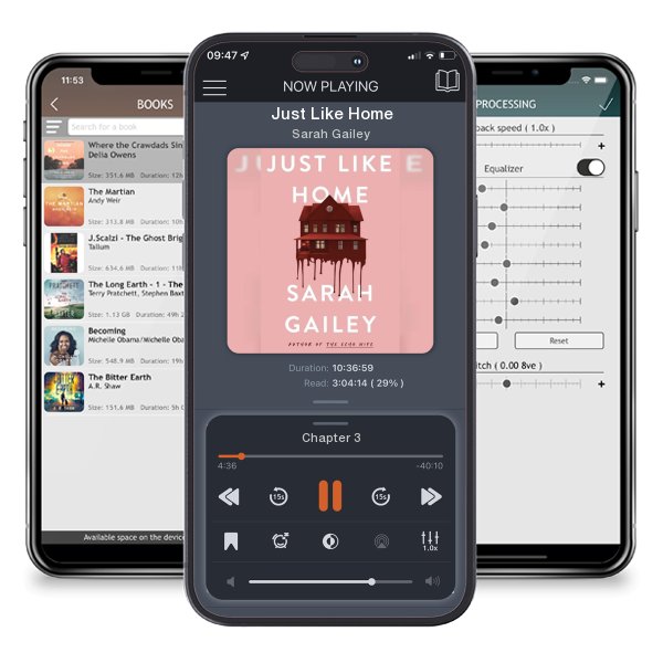 Download fo free audiobook Just Like Home by Sarah Gailey and listen anywhere on your iOS devices in the ListenBook app.