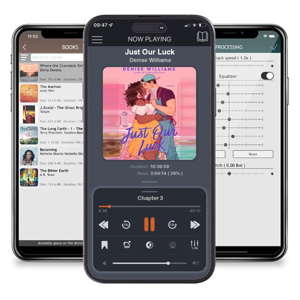 Download fo free audiobook Just Our Luck by Denise Williams and listen anywhere on your iOS devices in the ListenBook app.