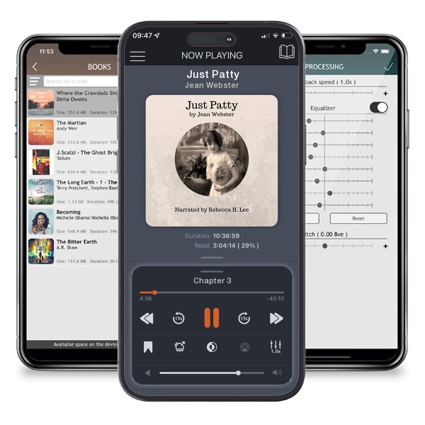 Download fo free audiobook Just Patty by Jean Webster and listen anywhere on your iOS devices in the ListenBook app.