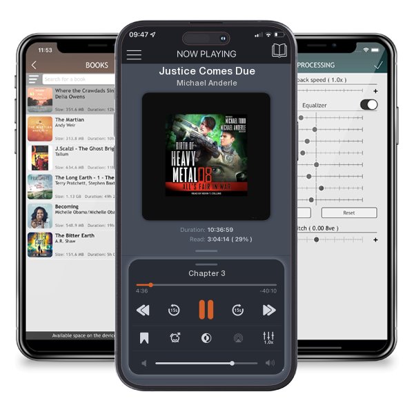 Download fo free audiobook Justice Comes Due by Michael Anderle and listen anywhere on your iOS devices in the ListenBook app.