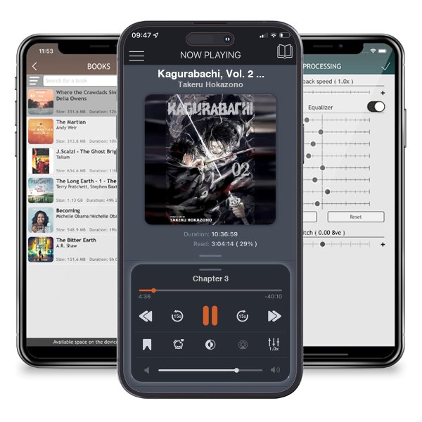 Download fo free audiobook Kagurabachi, Vol. 2 Volume 2 - Kagurabachi by Takeru Hokazono and listen anywhere on your iOS devices in the ListenBook app.