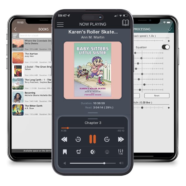 Download fo free audiobook Karen's Roller Skates by Ann M. Martin and listen anywhere on your iOS devices in the ListenBook app.