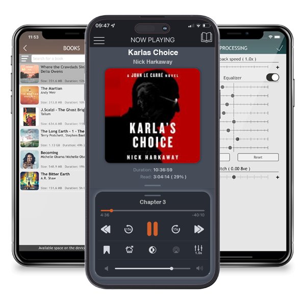 Download fo free audiobook Karlas Choice by Nick Harkaway and listen anywhere on your iOS devices in the ListenBook app.