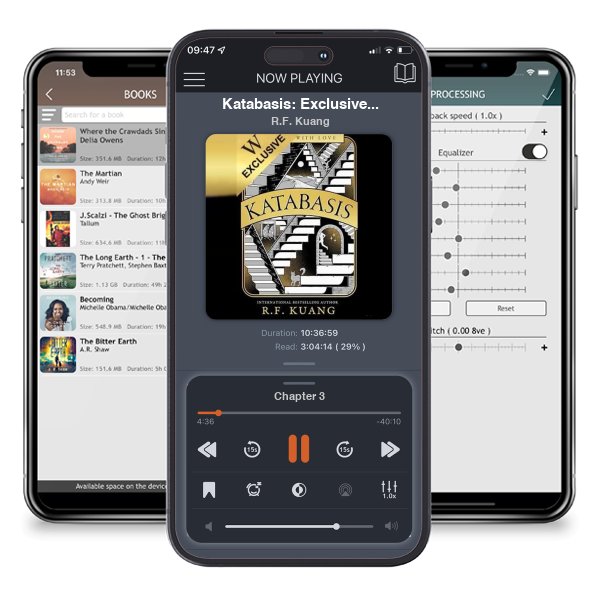 Download fo free audiobook Katabasis: Exclusive Edition by R.F. Kuang and listen anywhere on your iOS devices in the ListenBook app.