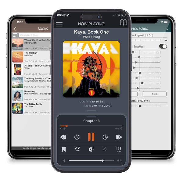 Download fo free audiobook Kaya, Book One by Wes Craig and listen anywhere on your iOS devices in the ListenBook app.