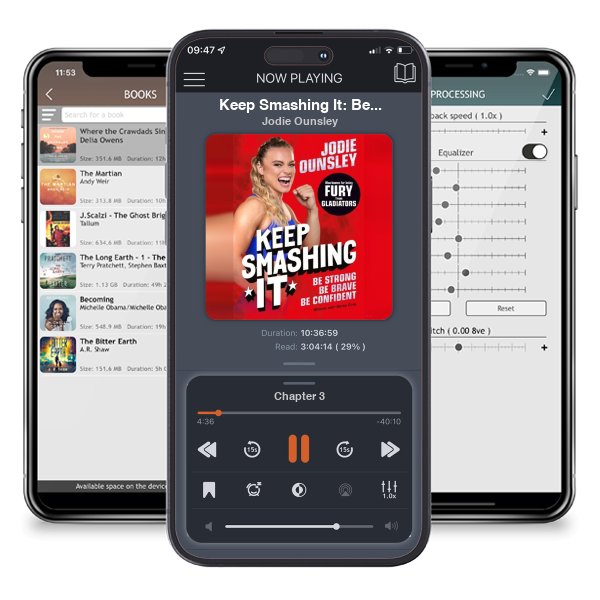 Download fo free audiobook Keep Smashing It: Be Strong, Be Brave, Be Confident by Jodie Ounsley and listen anywhere on your iOS devices in the ListenBook app.