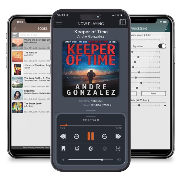 Download fo free audiobook Keeper of Time by Andre Gonzalez and listen anywhere on your iOS devices in the ListenBook app.