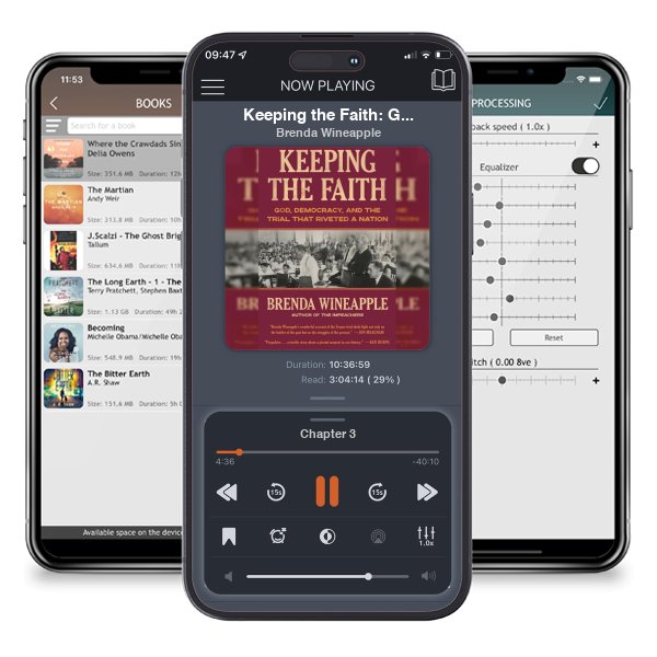 Download fo free audiobook Keeping the Faith: God, Democracy, and the Trial That Riveted... by Brenda Wineapple and listen anywhere on your iOS devices in the ListenBook app.