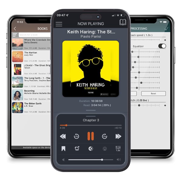 Download fo free audiobook Keith Haring: The Story of His Life by Paolo Parisi and listen anywhere on your iOS devices in the ListenBook app.