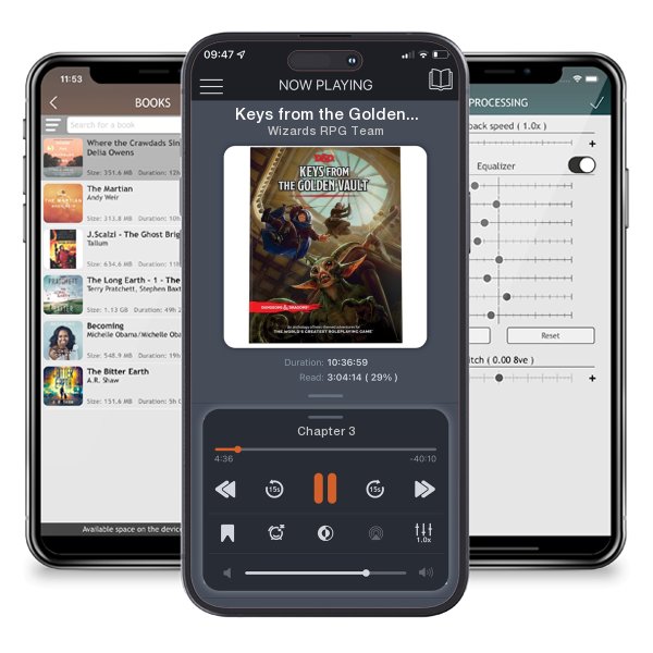 Download fo free audiobook Keys from the Golden Vault (Dungeons & Dragons Adventure Book) by Wizards RPG Team and listen anywhere on your iOS devices in the ListenBook app.