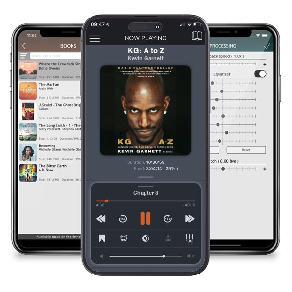 Download fo free audiobook KG: A to Z by Kevin Garnett and listen anywhere on your iOS devices in the ListenBook app.