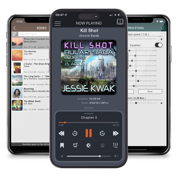 Download fo free audiobook Kill Shot by Jessie Kwak and listen anywhere on your iOS devices in the ListenBook app.