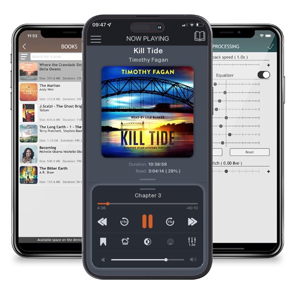 Download fo free audiobook Kill Tide by Timothy Fagan and listen anywhere on your iOS devices in the ListenBook app.