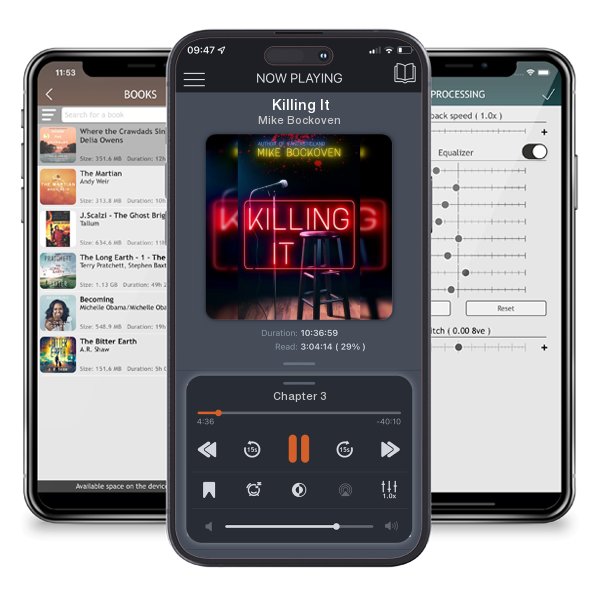 Download fo free audiobook Killing It by Mike Bockoven and listen anywhere on your iOS devices in the ListenBook app.
