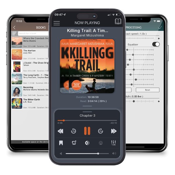 Download fo free audiobook Killing Trail: A Timber Creek K-9 Mystery by Margaret Mizushima and listen anywhere on your iOS devices in the ListenBook app.