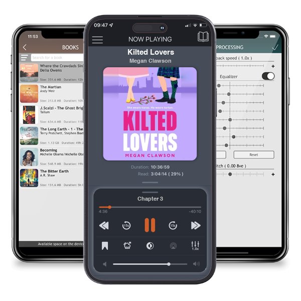 Download fo free audiobook Kilted Lovers by Megan Clawson and listen anywhere on your iOS devices in the ListenBook app.