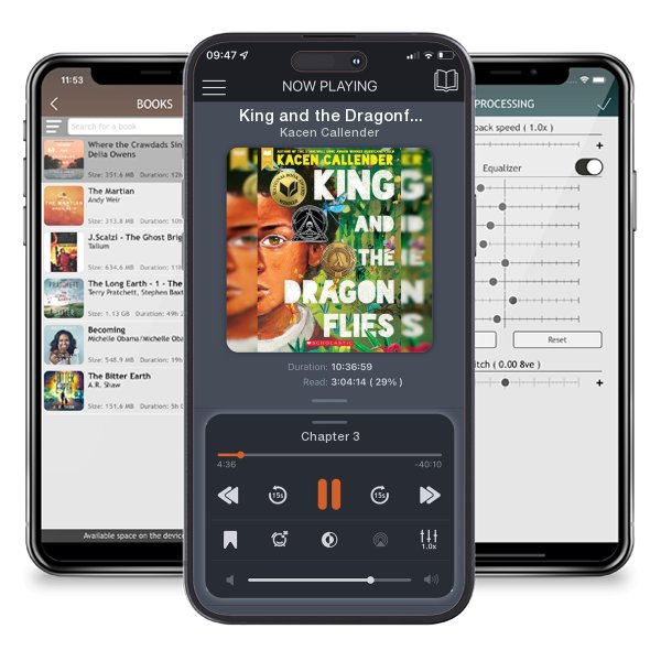 Download fo free audiobook King and the Dragonflies by Kacen Callender and listen anywhere on your iOS devices in the ListenBook app.