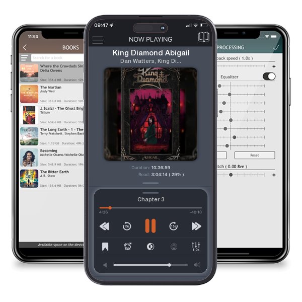 Download fo free audiobook King Diamond Abigail by Dan Watters, King Diamond, et al. and listen anywhere on your iOS devices in the ListenBook app.