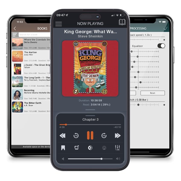 Download fo free audiobook King George: What Was His Problem? by Steve Sheinkin and listen anywhere on your iOS devices in the ListenBook app.
