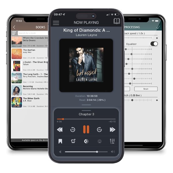 Download fo free audiobook King of Diamonds: A Dark Mafia Romance by Lauren Layne and listen anywhere on your iOS devices in the ListenBook app.