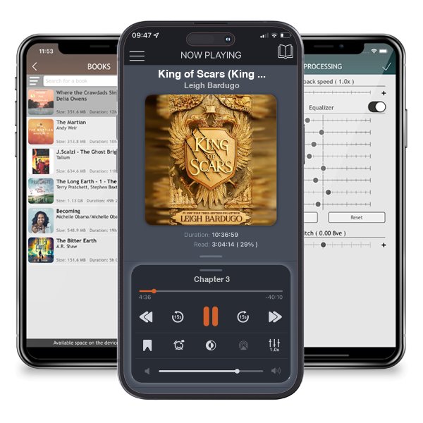 Download fo free audiobook King of Scars (King of Scars, #1) by Leigh Bardugo and listen anywhere on your iOS devices in the ListenBook app.