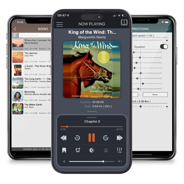 Download fo free audiobook King of the Wind: The Story of the Godolphin Arabian by Marguerite Henry and listen anywhere on your iOS devices in the ListenBook app.