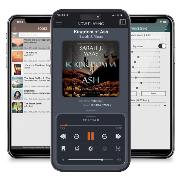 Download fo free audiobook Kingdom of Ash by Sarah J. Maas and listen anywhere on your iOS devices in the ListenBook app.