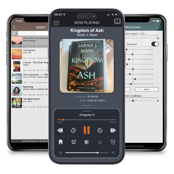 Download fo free audiobook Kingdom of Ash by Sarah J. Maas and listen anywhere on your iOS devices in the ListenBook app.