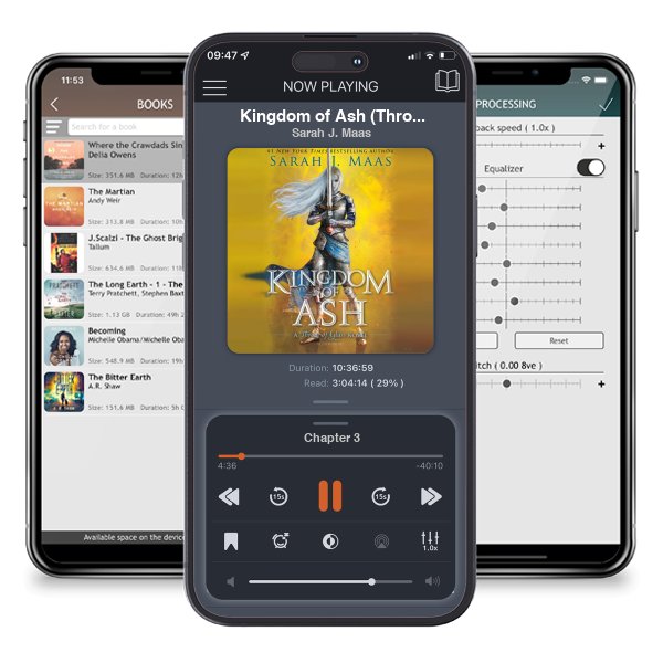 Download fo free audiobook Kingdom of Ash (Throne of Glass, #7) by Sarah J. Maas and listen anywhere on your iOS devices in the ListenBook app.