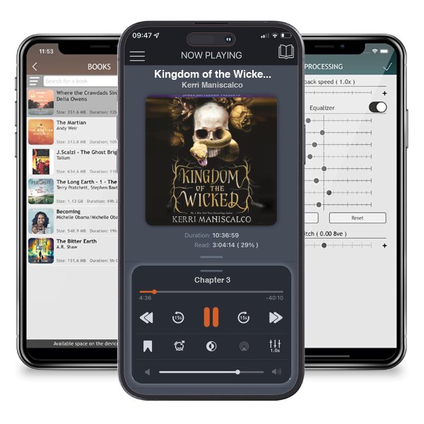 Download fo free audiobook Kingdom of the Wicked (Kingdom of the Wicked, #1) by Kerri Maniscalco and listen anywhere on your iOS devices in the ListenBook app.