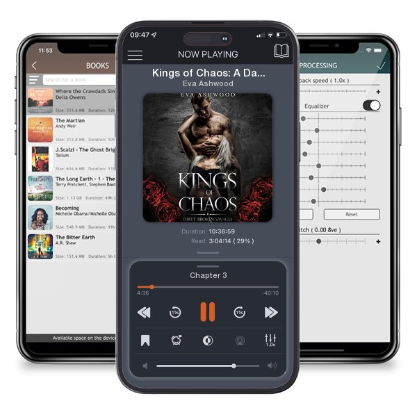 Download fo free audiobook Kings of Chaos: A Dark Reverse Harem Romance by Eva Ashwood and listen anywhere on your iOS devices in the ListenBook app.