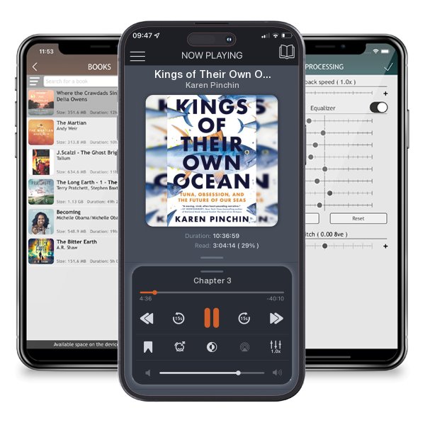 Download fo free audiobook Kings of Their Own Ocean: Tuna, Obsession, and the Future of... by Karen Pinchin and listen anywhere on your iOS devices in the ListenBook app.