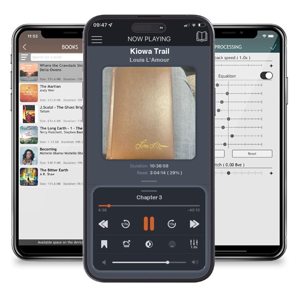 Download fo free audiobook Kiowa Trail by Louis L'Amour and listen anywhere on your iOS devices in the ListenBook app.