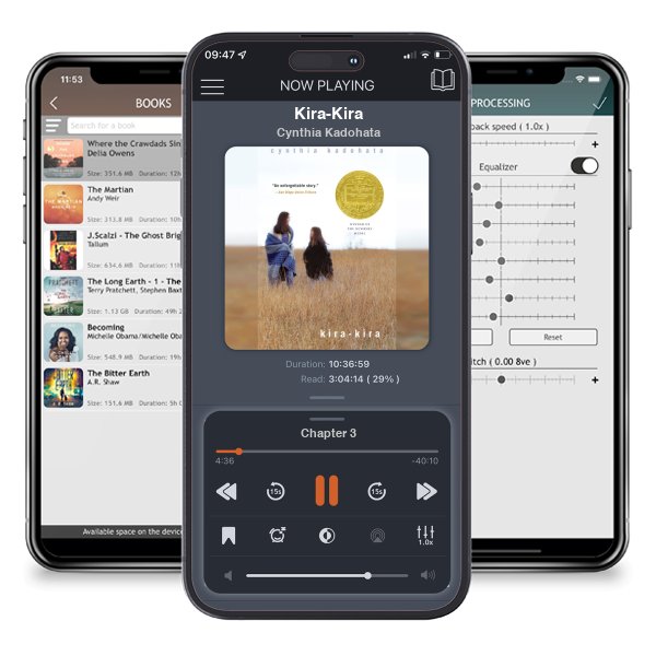 Download fo free audiobook Kira-Kira by Cynthia Kadohata and listen anywhere on your iOS devices in the ListenBook app.
