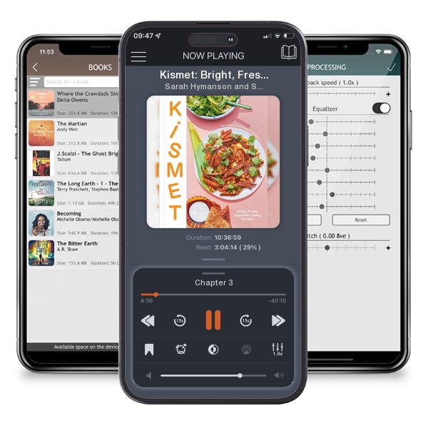 Download fo free audiobook Kismet: Bright, Fresh, Vegetable-Loving Recipes by Sarah Hymanson and Sara Kramer and listen anywhere on your iOS devices in the ListenBook app.