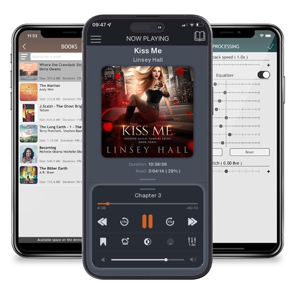 Download fo free audiobook Kiss Me by Linsey Hall and listen anywhere on your iOS devices in the ListenBook app.